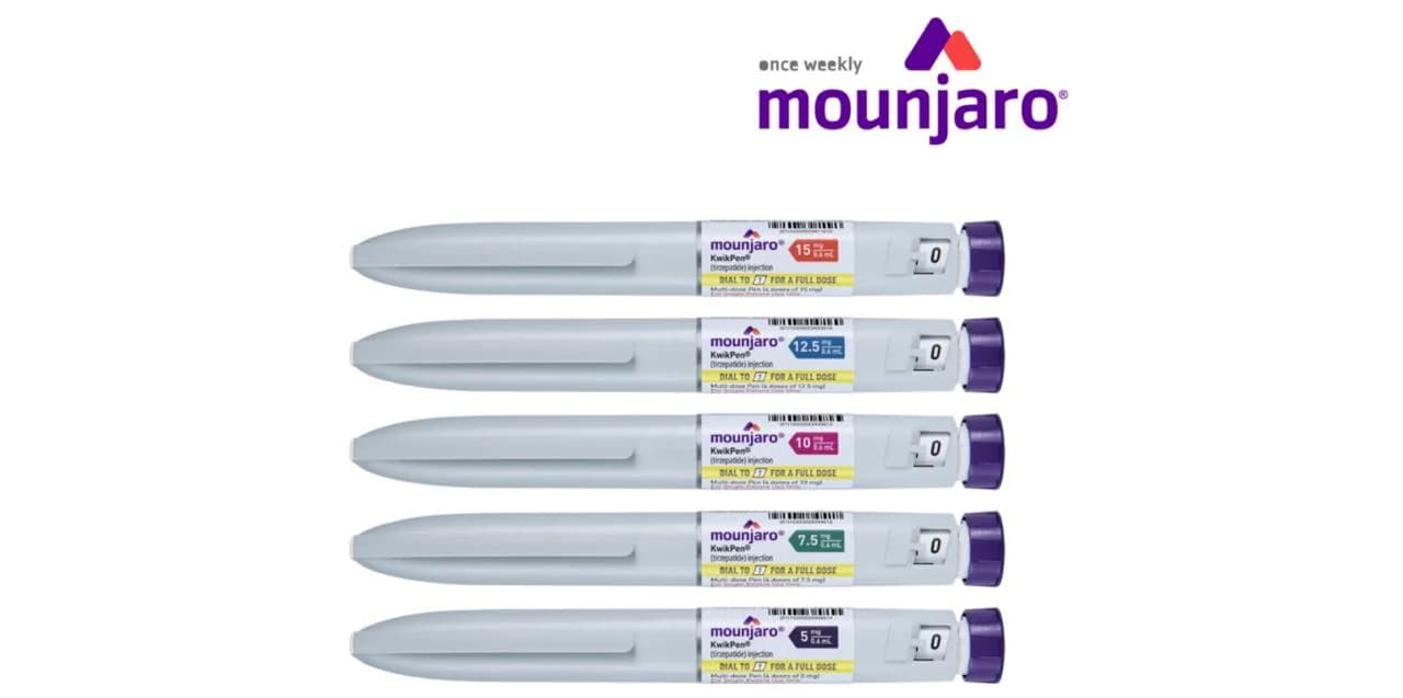 Mounjaro KwikPen — alle Dosierungen von 5 mg bis 15 mg